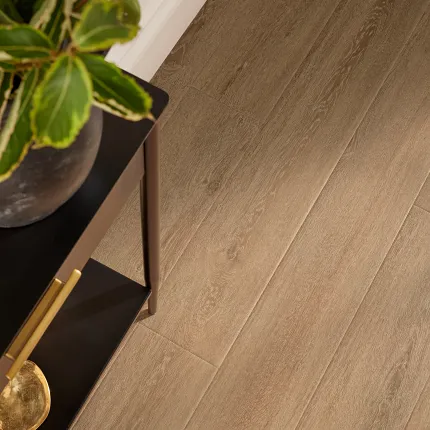 Coretec Residential WPC Luxury Vinyl Plank Flooring - Wood Look, 59.84x7.05 inches luxury vinyl plank floor in a wood look design with natural brown tones