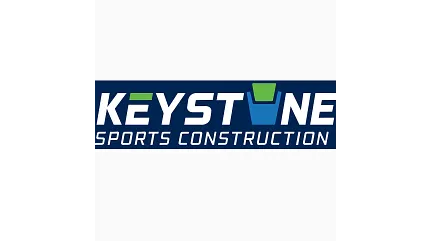 Keystone Sports Construction Logo Keystone Sports Construction logo with blue and green design