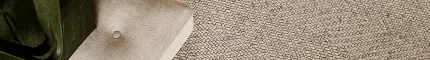 Beige Wool Carpet - Soft Surface by Anderson Tuftex Beige 100% Wool Carpet in a modern room with a bench and green bag
