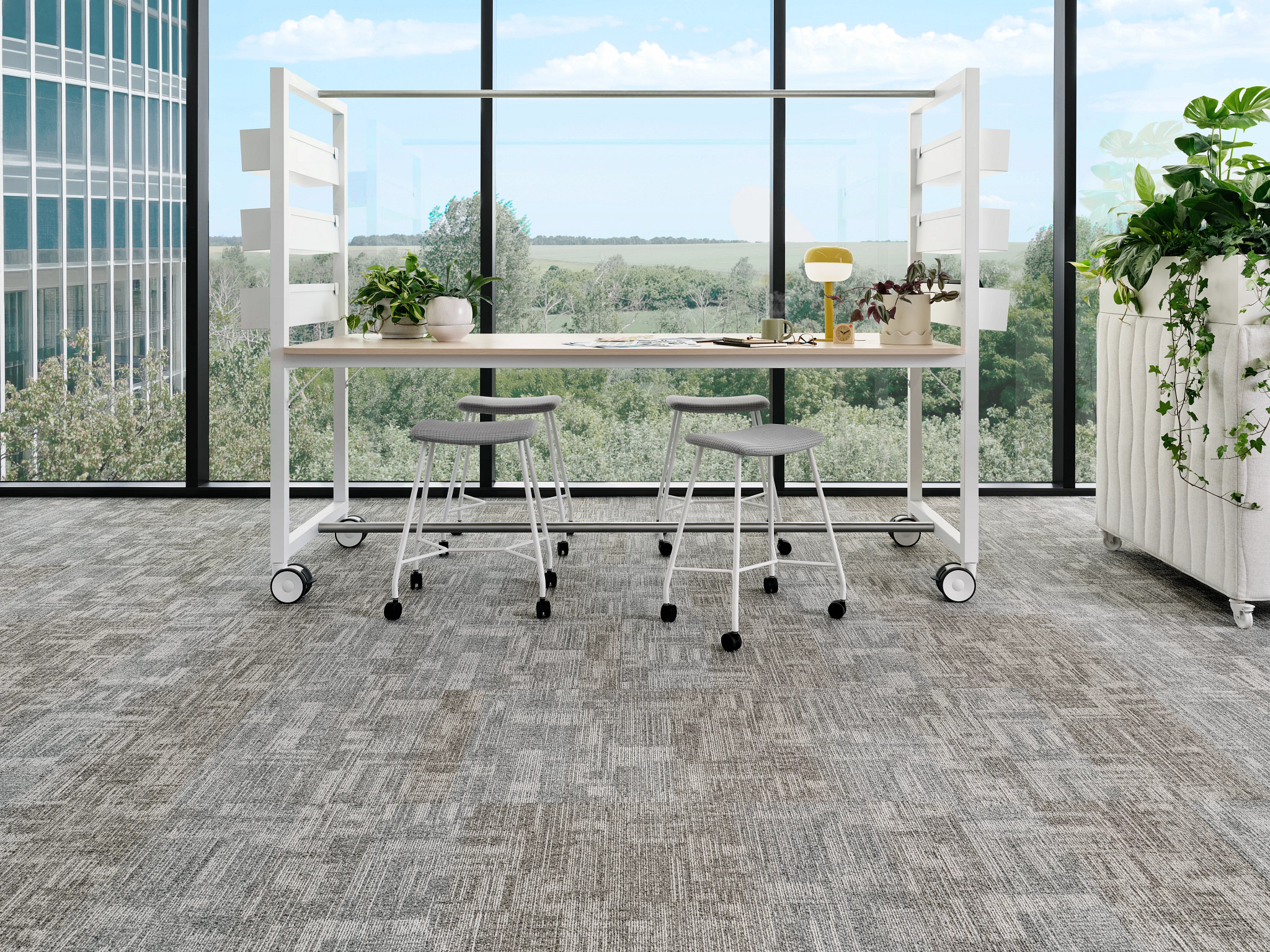 Multilayered Tile Calm Carbon Feature 1