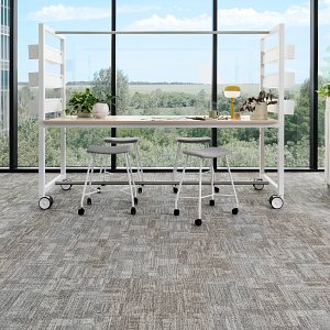 Multilayered Tile Calm Carbon - LVP flooring Multilayered Tile Calm Carbon Feature 1