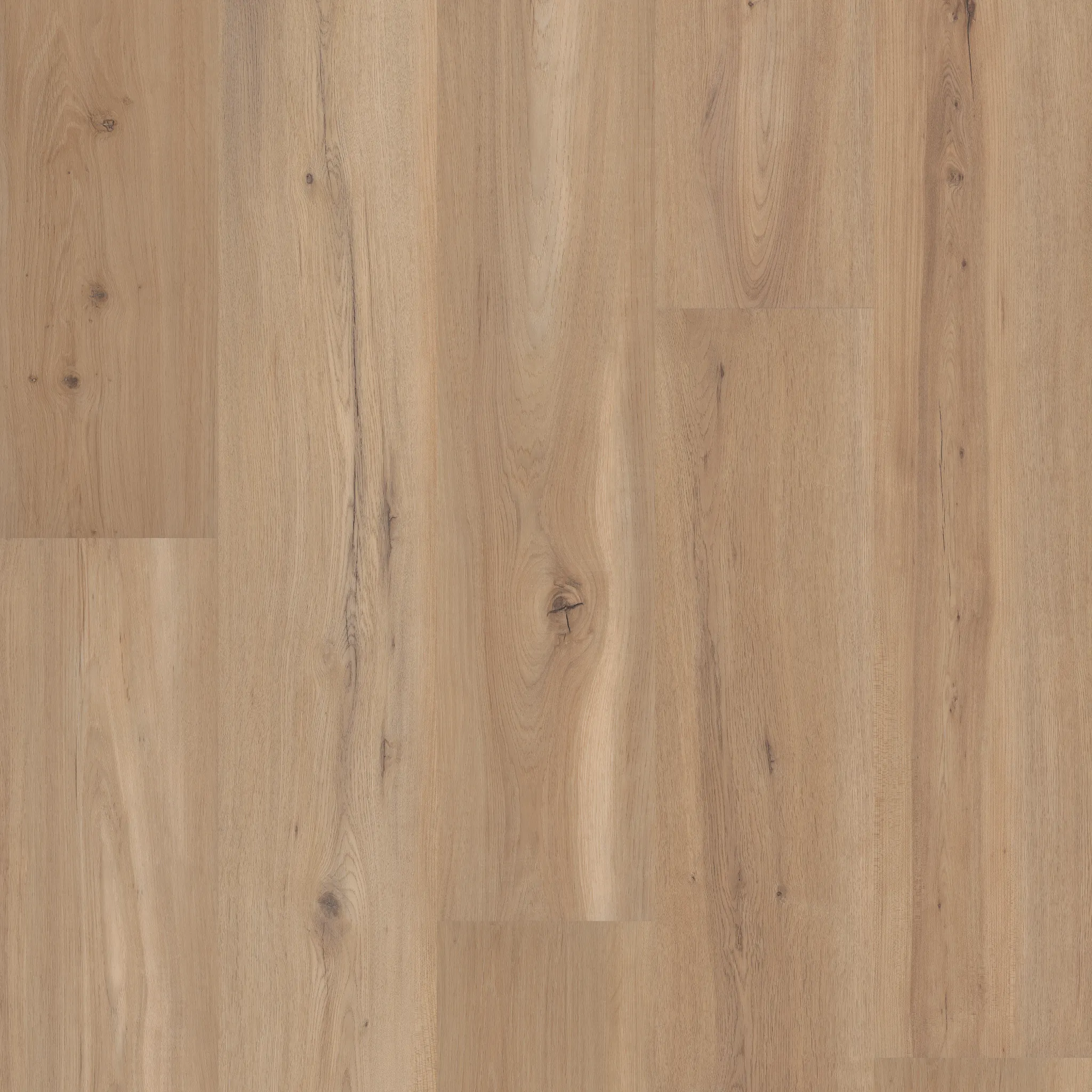Light oak wood look luxury vinyl plank flooring with natural grain patterns