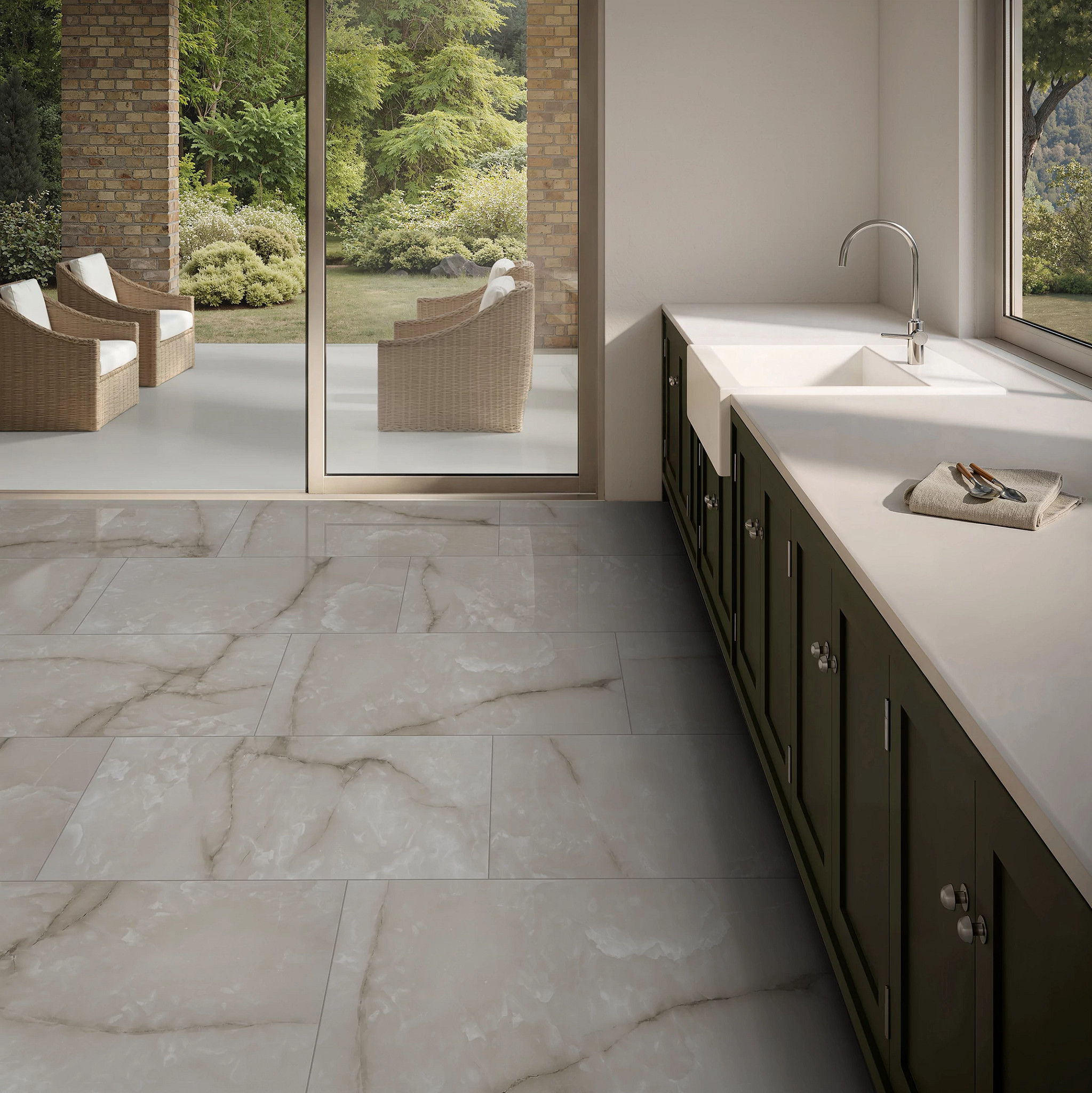 ASTORIA 24X48 POLISHED MOCHA ROOM