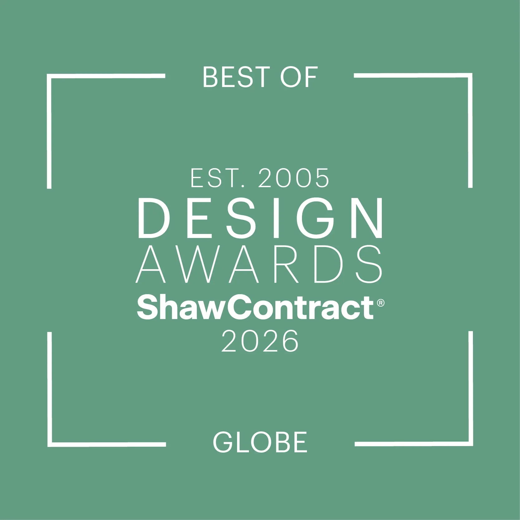 Shaw Contract Design Awards 2026 logo