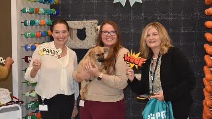 Shaw Floors employees Supporting PetSmart Charities® Mission Shaw Floors supporting PetSmart Charities® mission to improve lives of pets and people through local animal welfare collaborations.