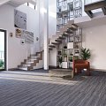 Braid EcoWorx S® Tile Indigo - LVP flooring Braid EcoWorx S® Tile Indigo Feature 1