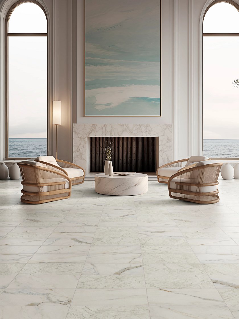 Exclusive 2 X 2 Honed Mosaic Luxury - LVP flooring Exclusive 2 X 2 Honed Mosaic Luxury Feature 1
