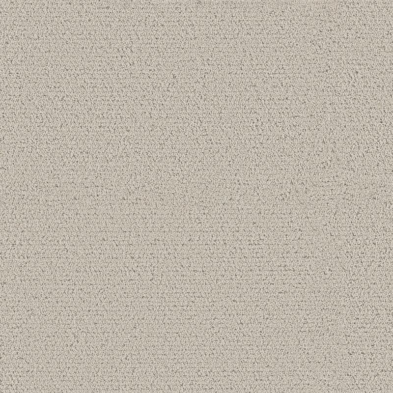 Intricate Trace 5E587 broadloom carpet in Almond Silk color, 100% PET material, 12ft width, 125ft roll length.