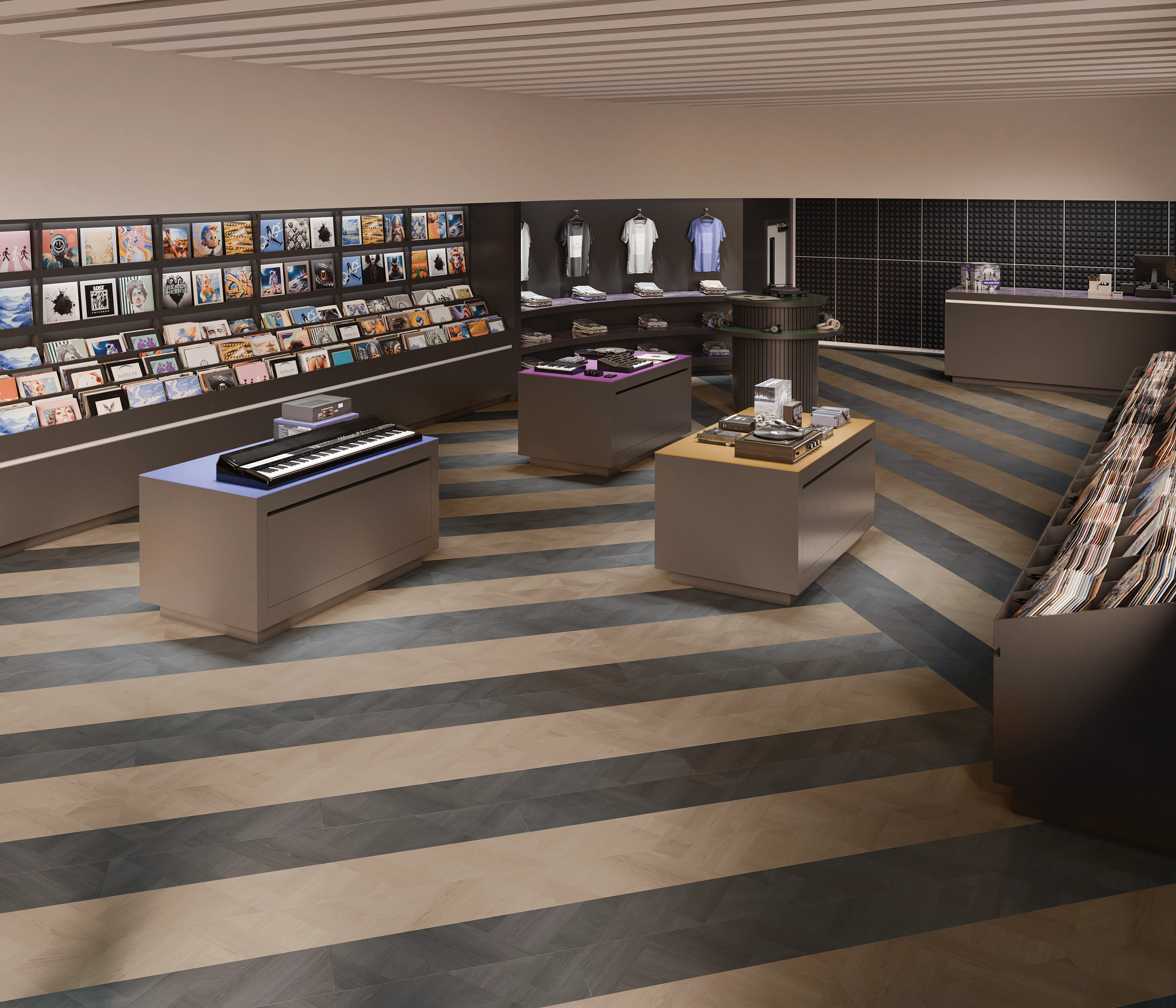 PARQUET PLANK 5711V CHARCOAL 05253 room image