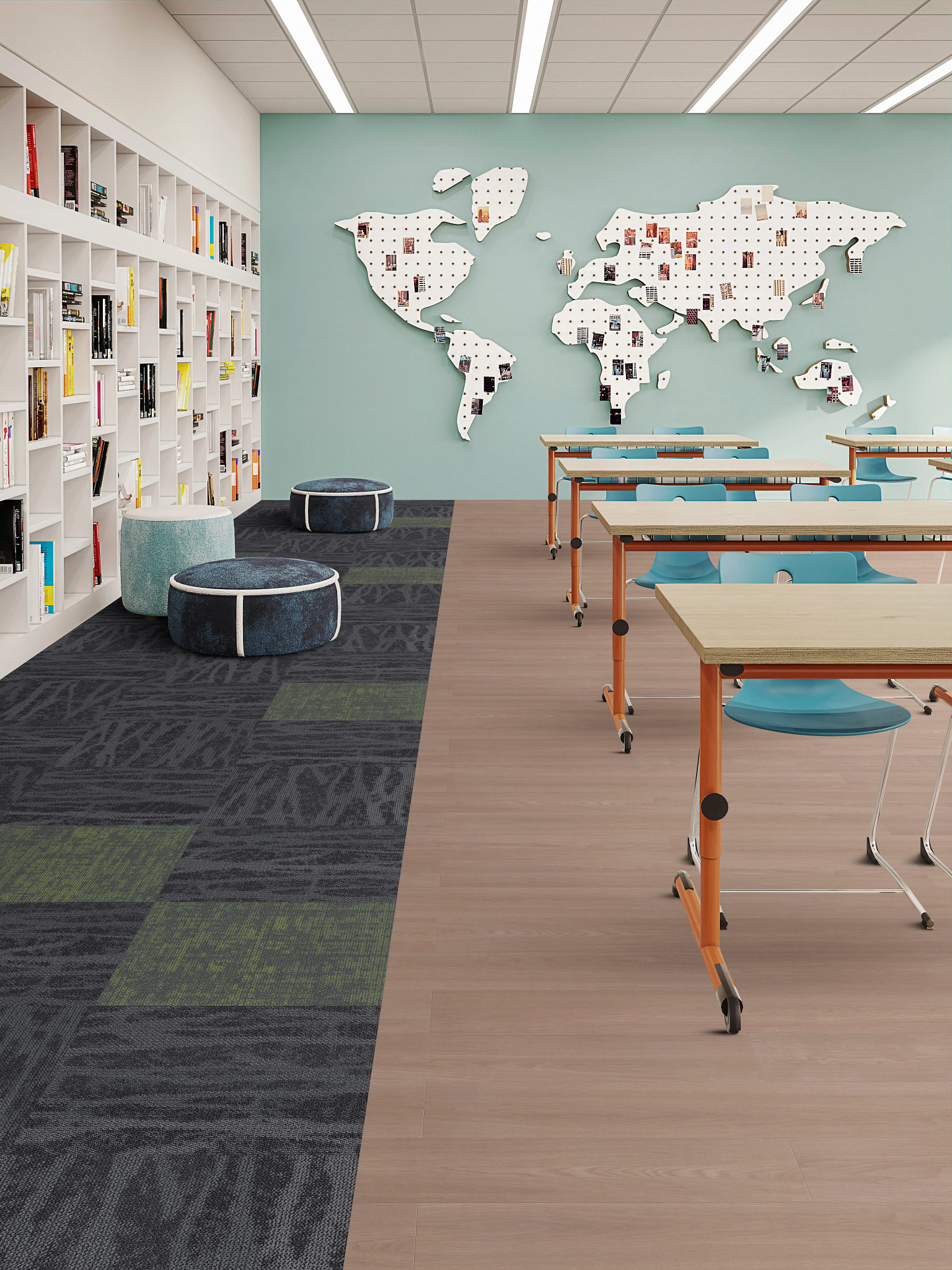 ECONECO　ゾウ Pivot 4499V Pvc-Free Commercial Flooring | ShawContract
