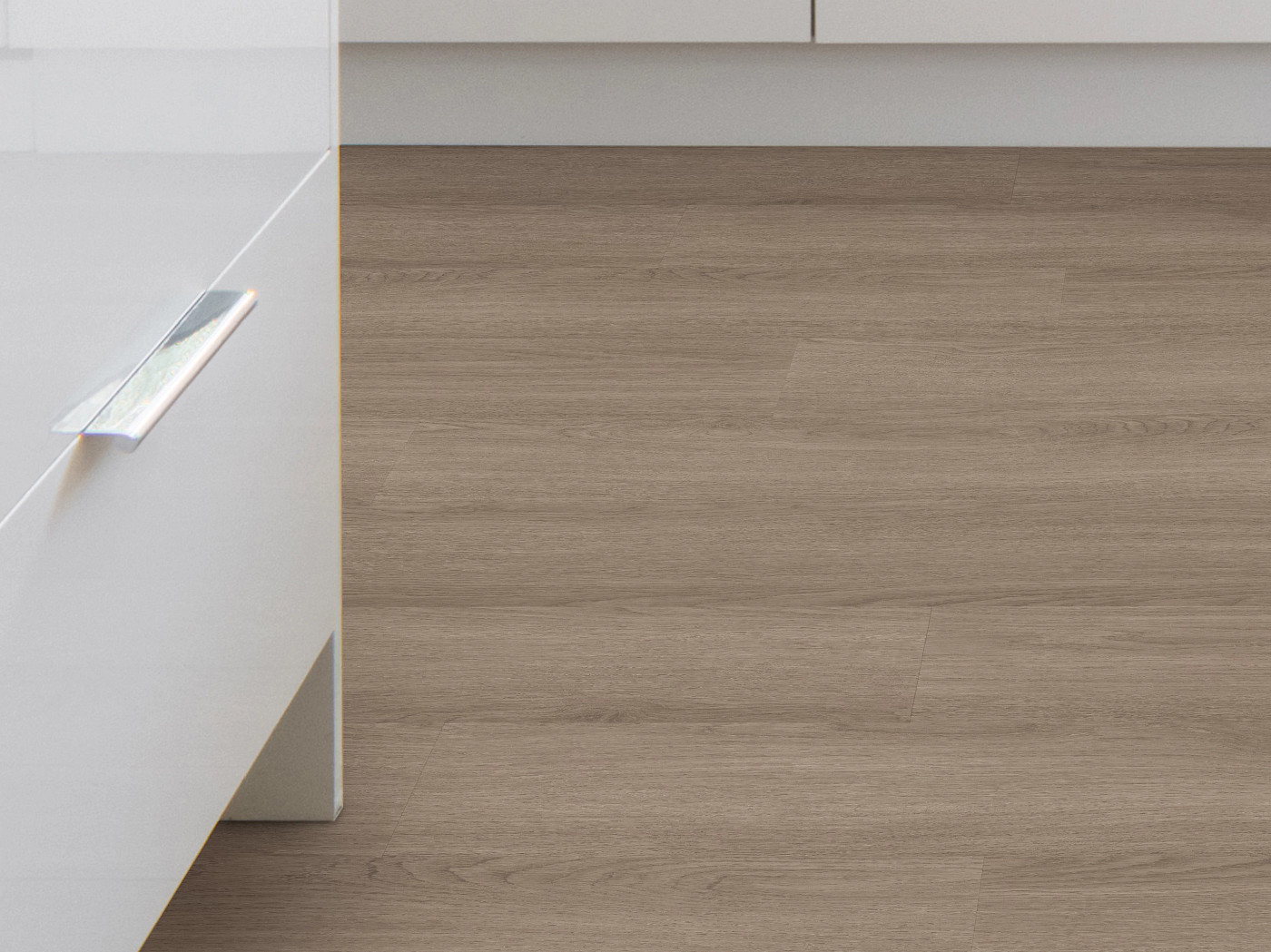 Timber flooring, shown in a room