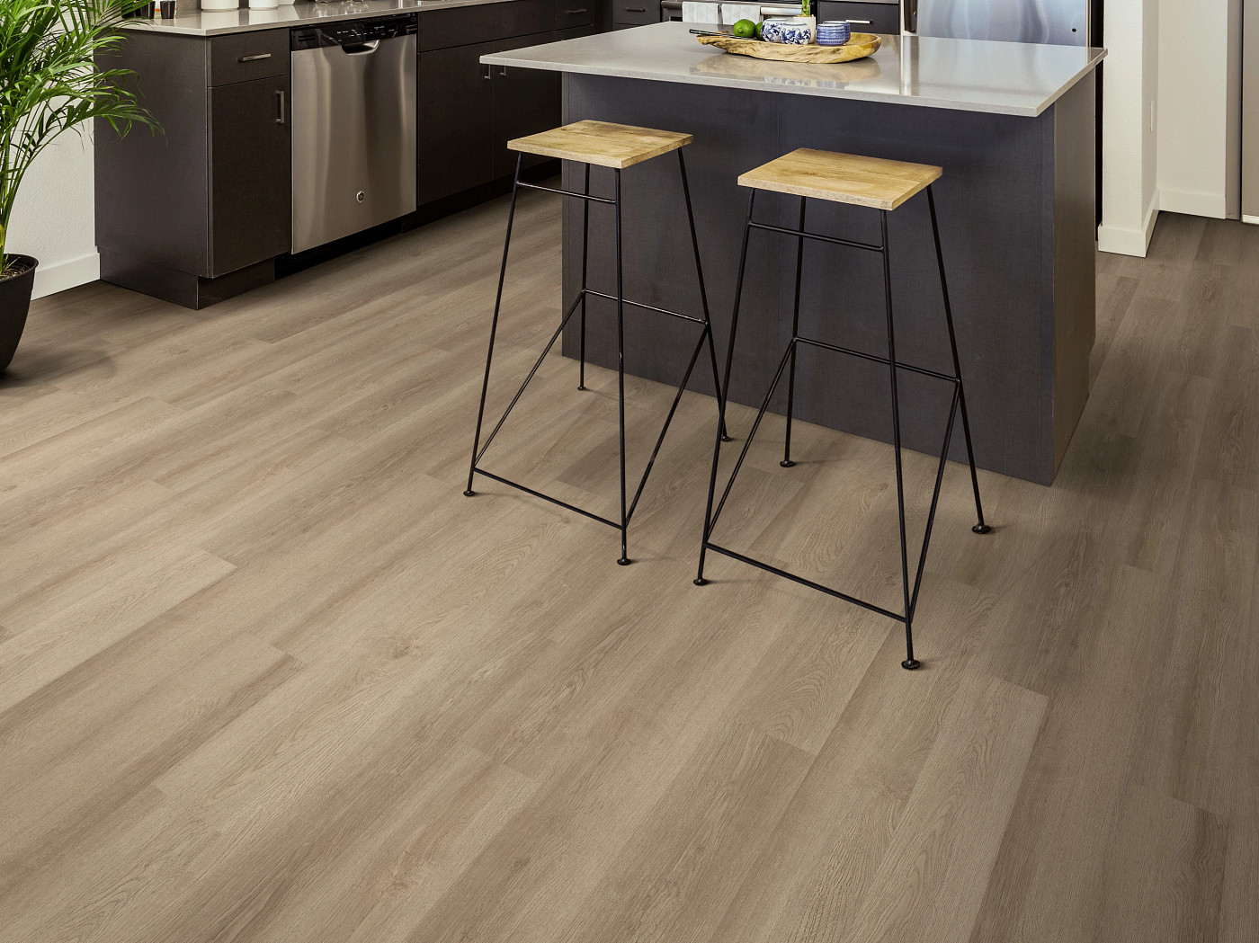 Vista flooring, shown in a room