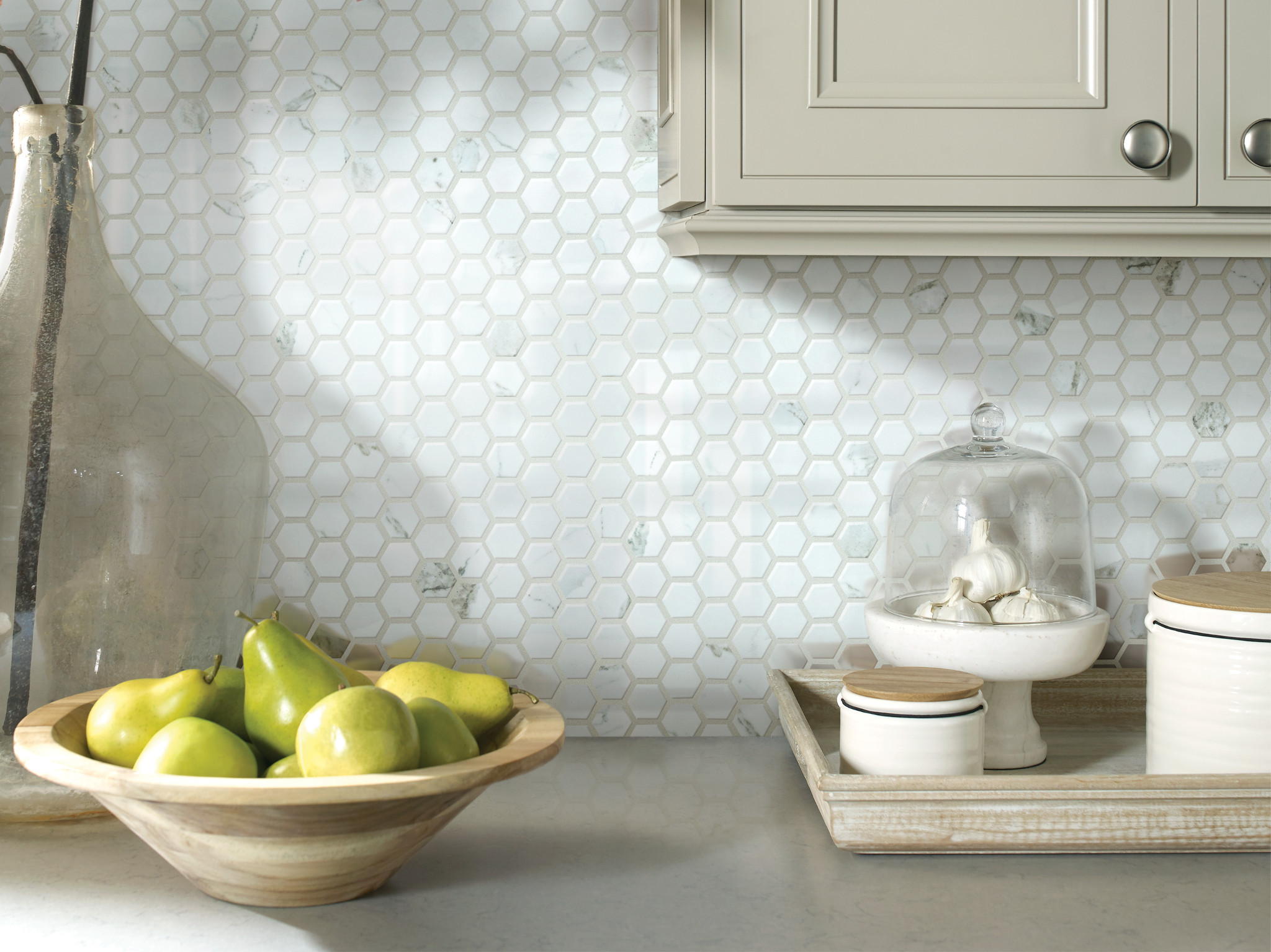 CASINO HEX MOSAIC POLISH STATUARIO ROOM