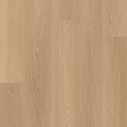Coretec Residential WPC flooring 72.05x8.98 inch Light oak wood flooring swatch with natural grain pattern