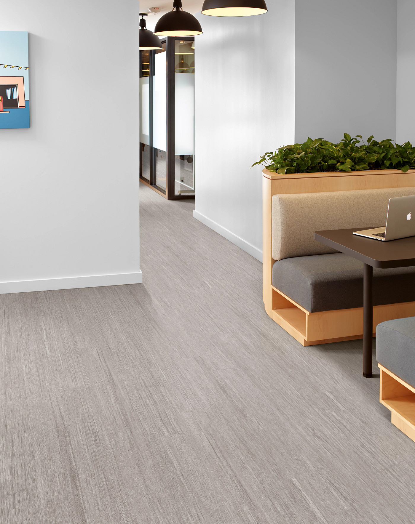 Everest flooring, shown in a room