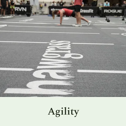 Durable flooring for athletic environments Fitness flooring with athletes in a gym setting