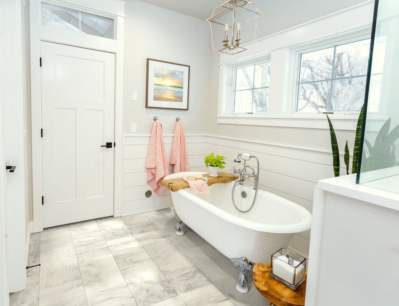 Dorado flooring, shown in a room