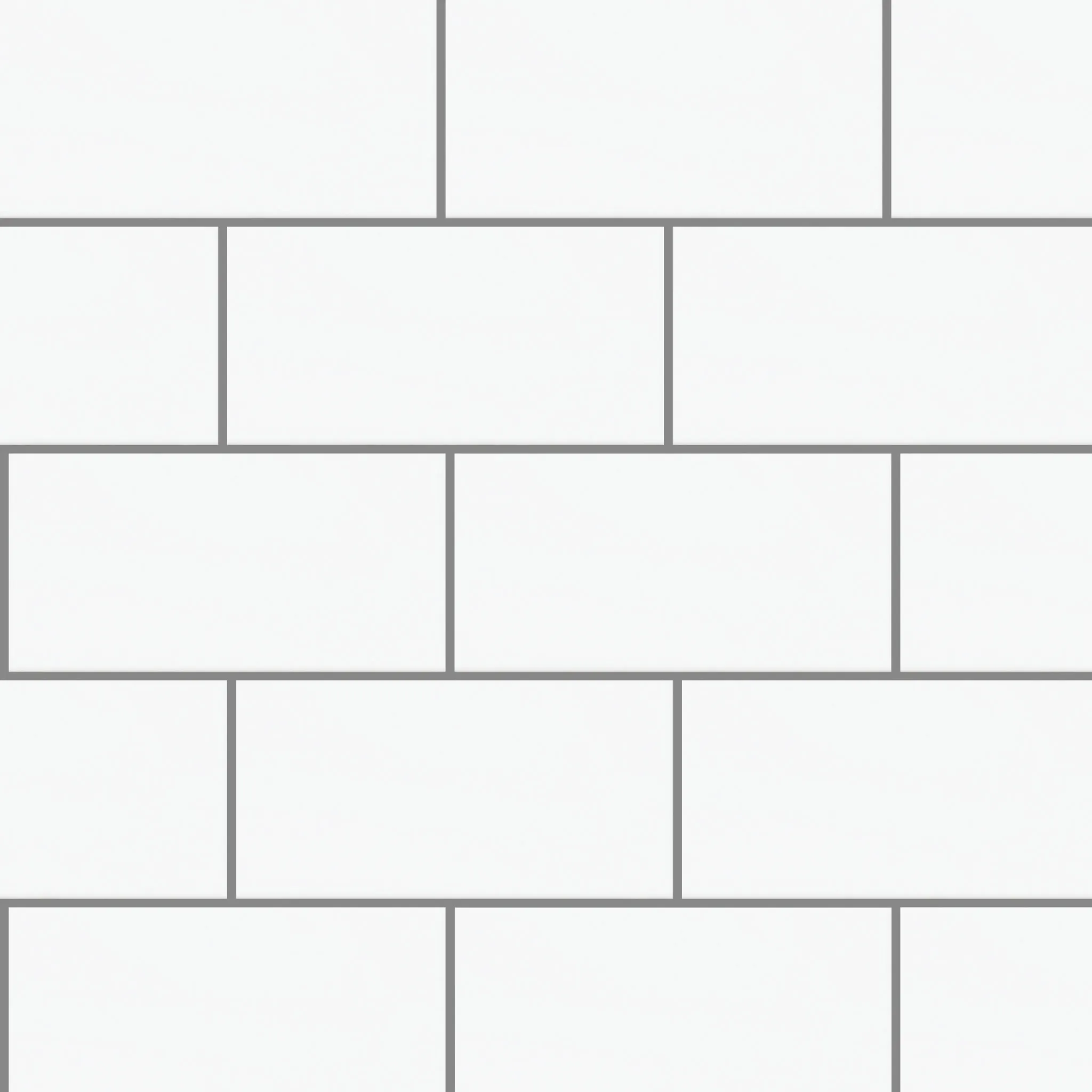 White ceramic subway tile with a glossy finish, ideal for creating a clean and modern look in any home space