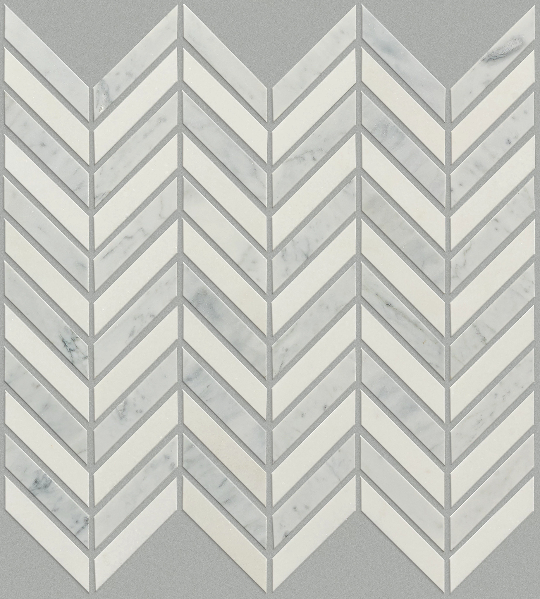 PEARL CHEVRON MOSAIC BIANCOCARRARA/T MAIN