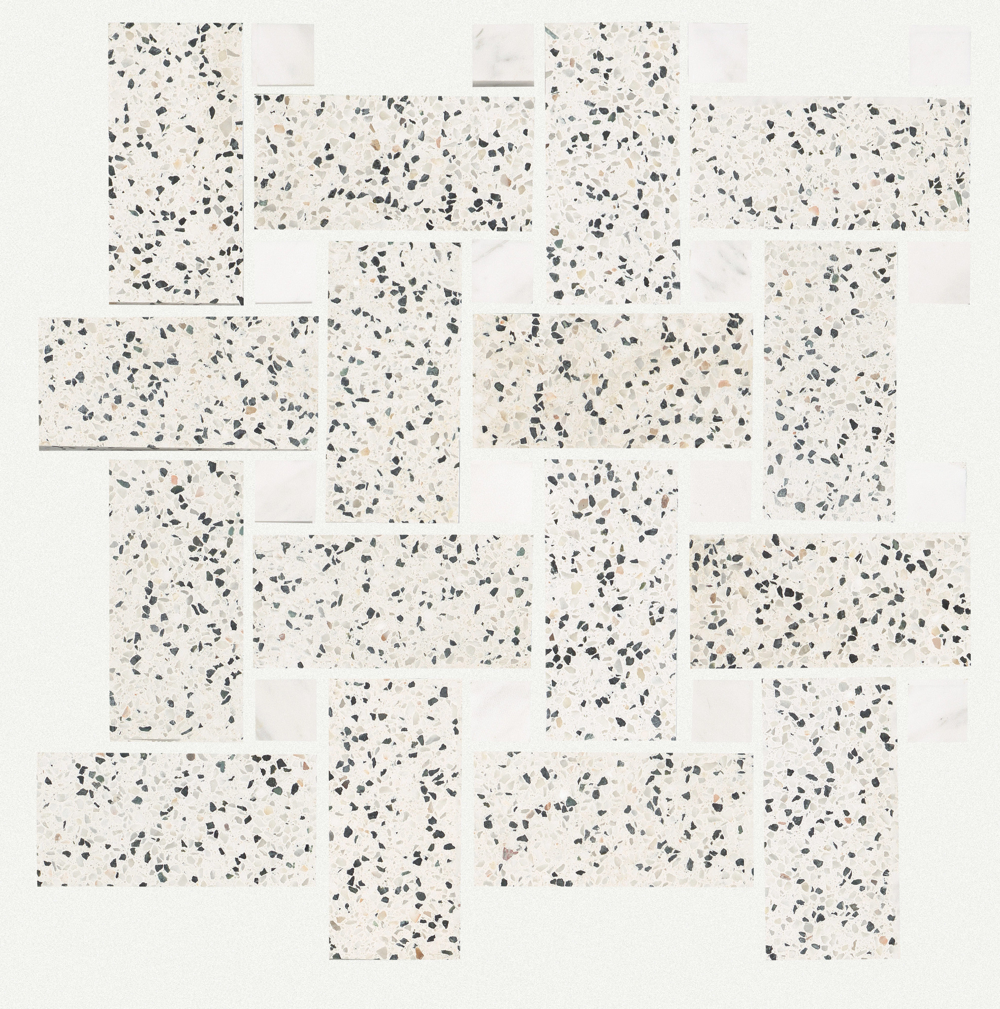 NOBLE PURSUIT BIG BASKETWEAVE WHITE TERRAZZO MAIN