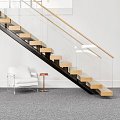 Woolen Tile Merino - LVP flooring Woolen Tile Merino Feature 2