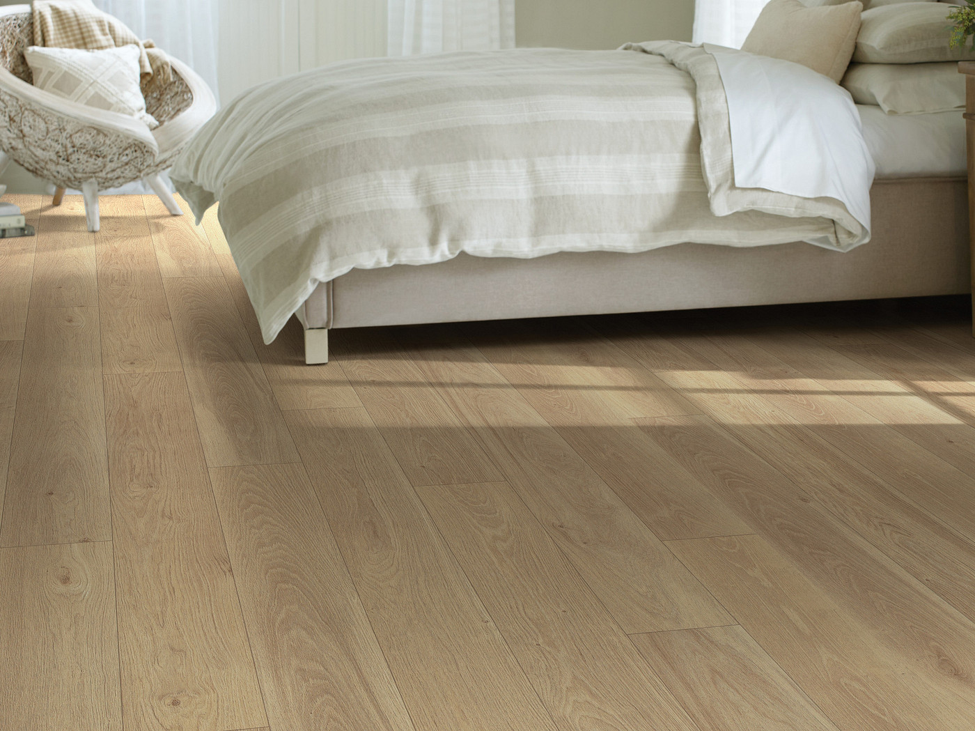 Phoenix flooring, shown in a room