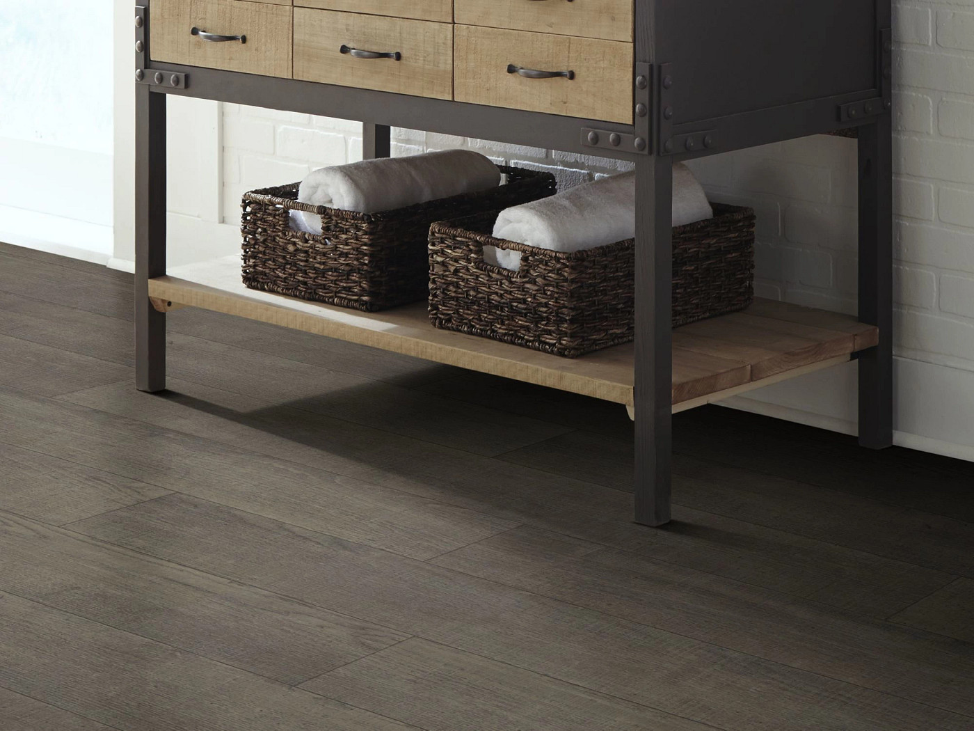 Kansas flooring, shown in a room