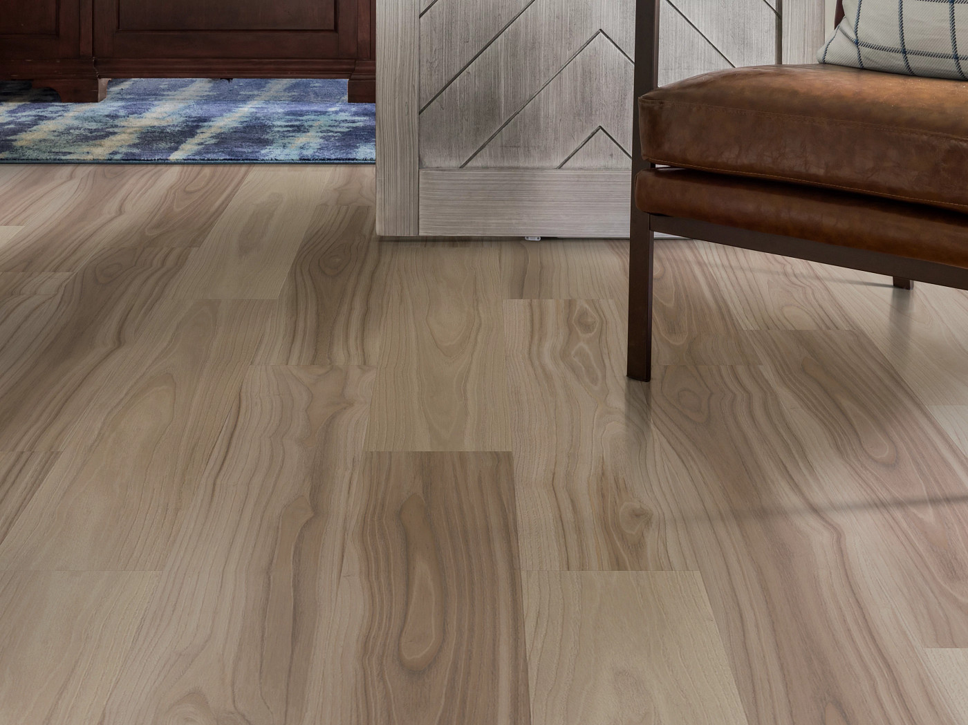 Bluff flooring, shown in a room