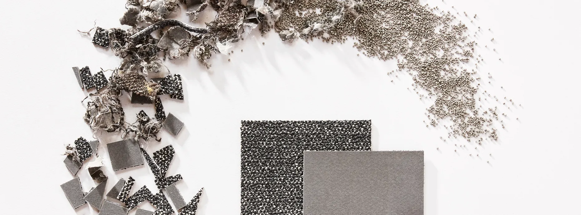 graphic showing how much carpet tile was recycled