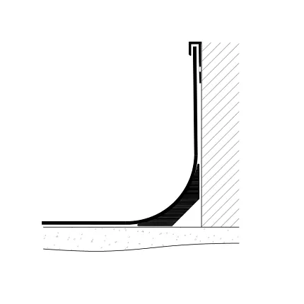 Detailed flooring installation guide Cross-section diagram of flooring installation