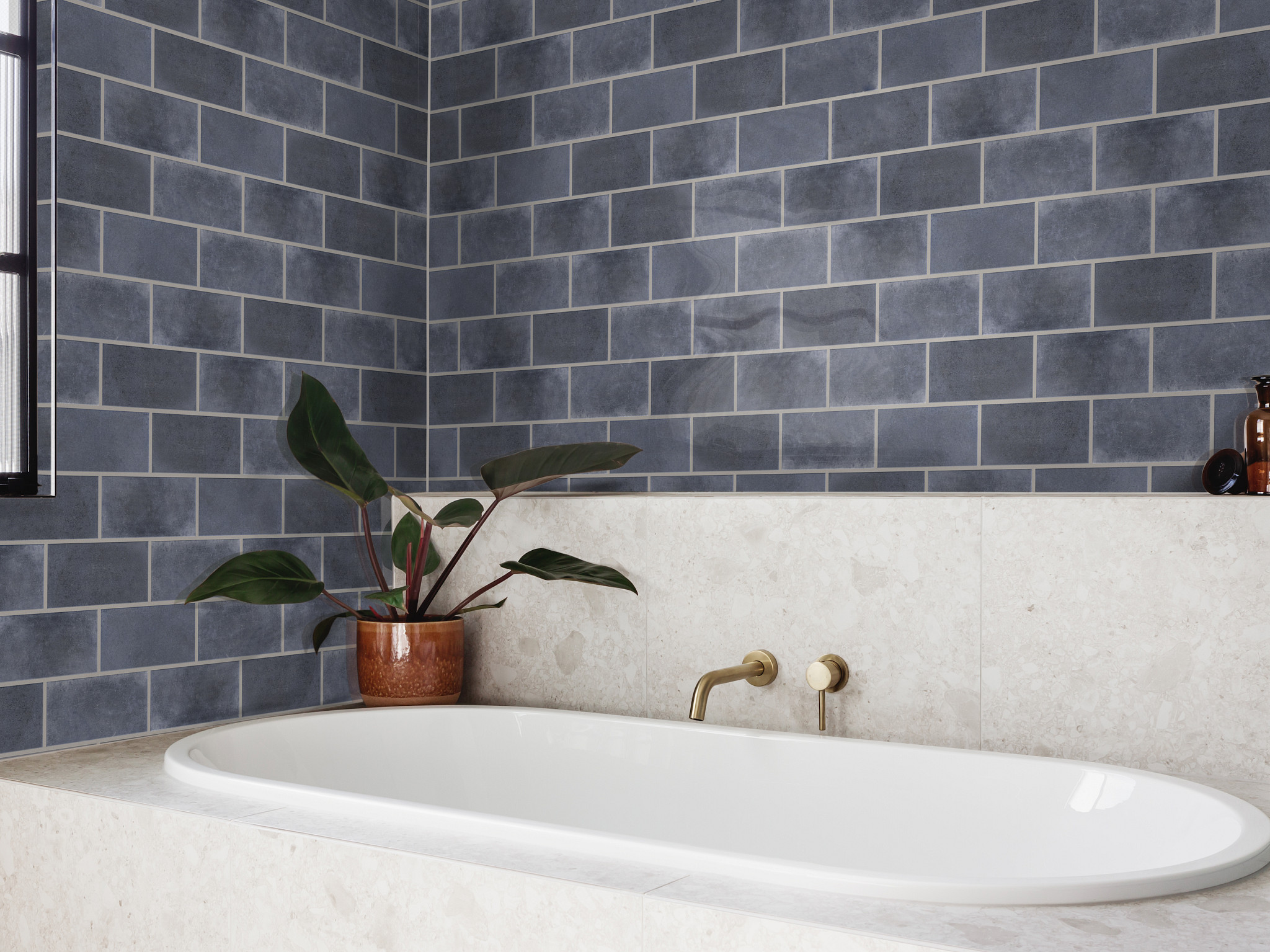 HALFTONE 4X8 GLOSS NAVY SEA ROOM