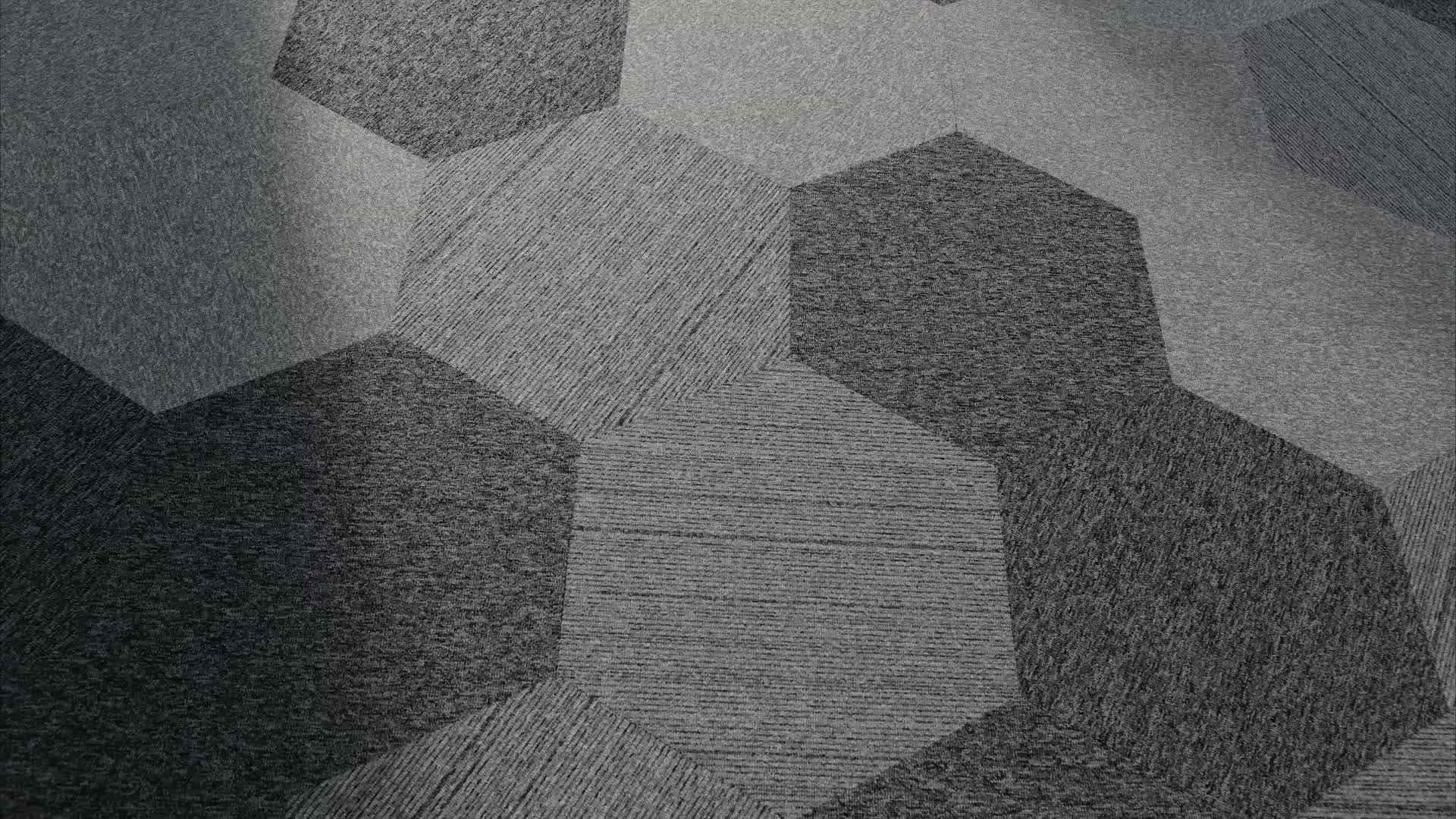 Detail Hexagon TaskWorx® Tile Smoke Ice Rotation360