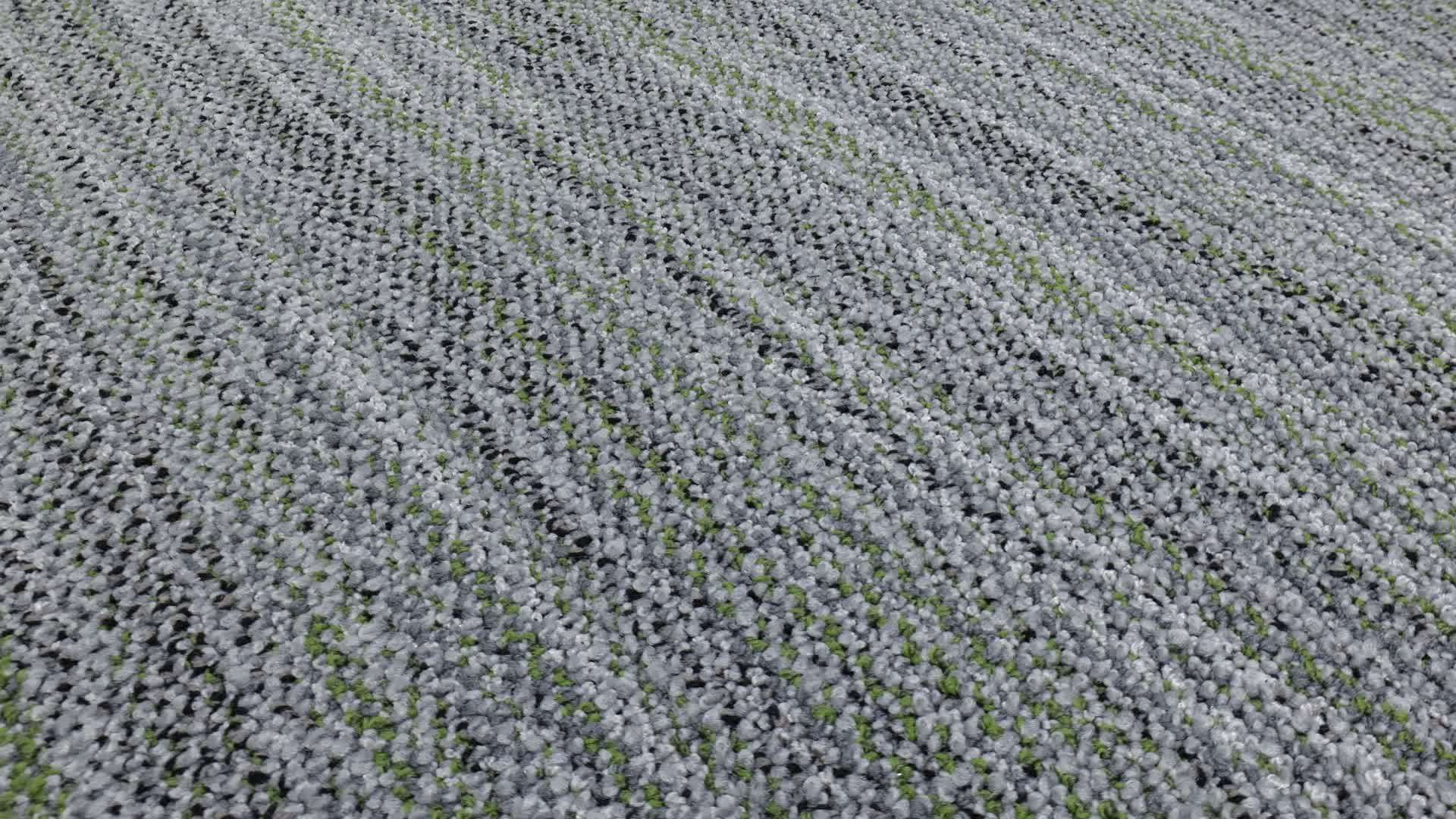 Flat Weave Tile Silver Oasis Rotation360