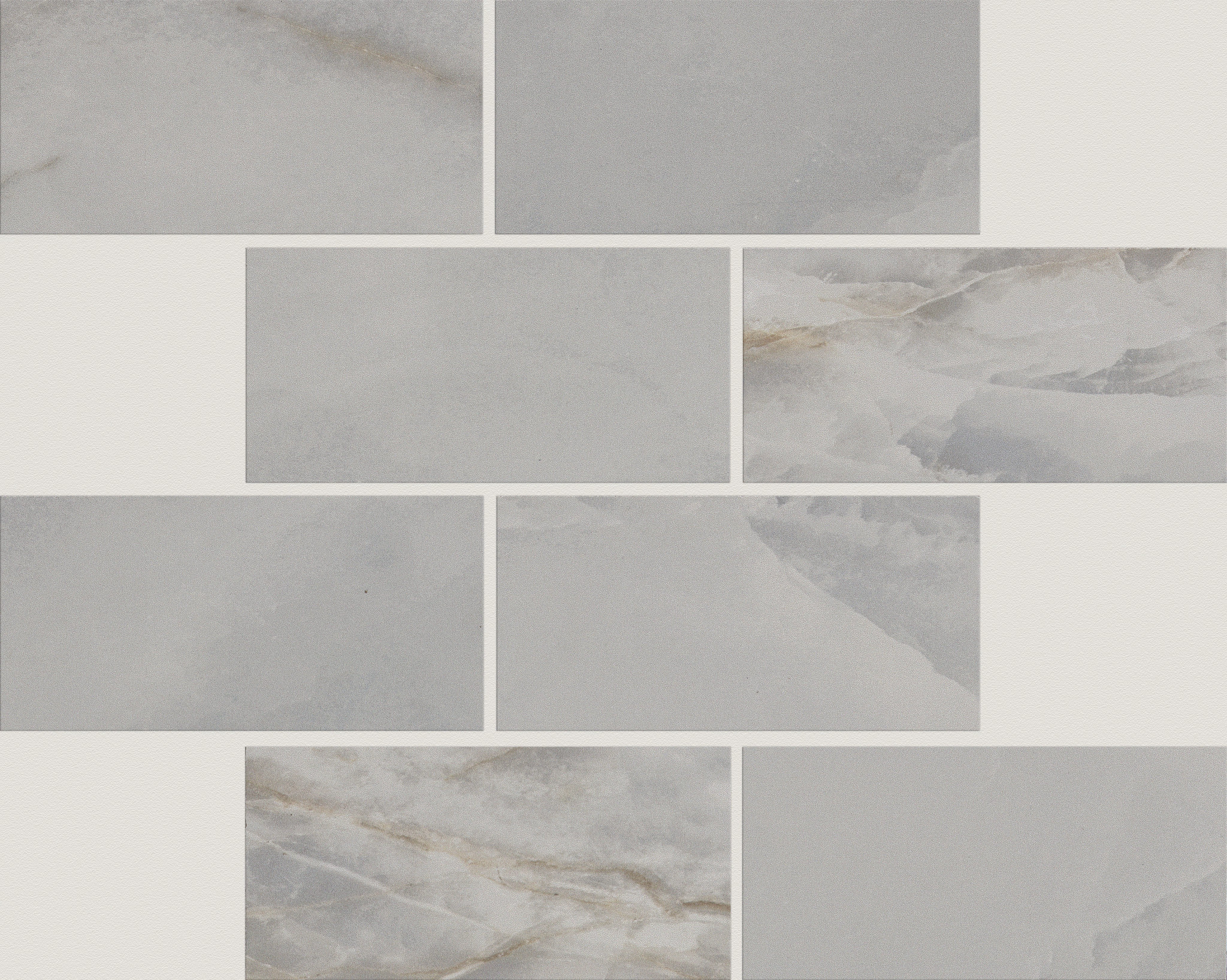 GEMSTONE BRICK MOSAIC POLISHED DARK GREY MAIN