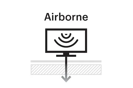Understanding STC for flooring acoustics Airborne sound transmission class illustration