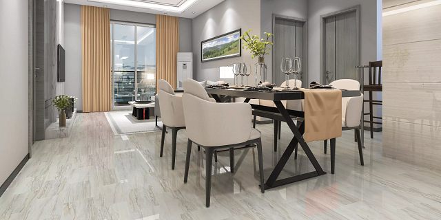 Engineered stone is a new alternative to tile with ease of installation, warmth underfoot, and resistance to breakage. 