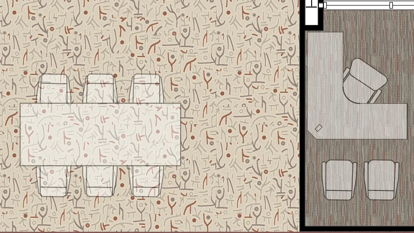 floorplan rendering of a higher education environment