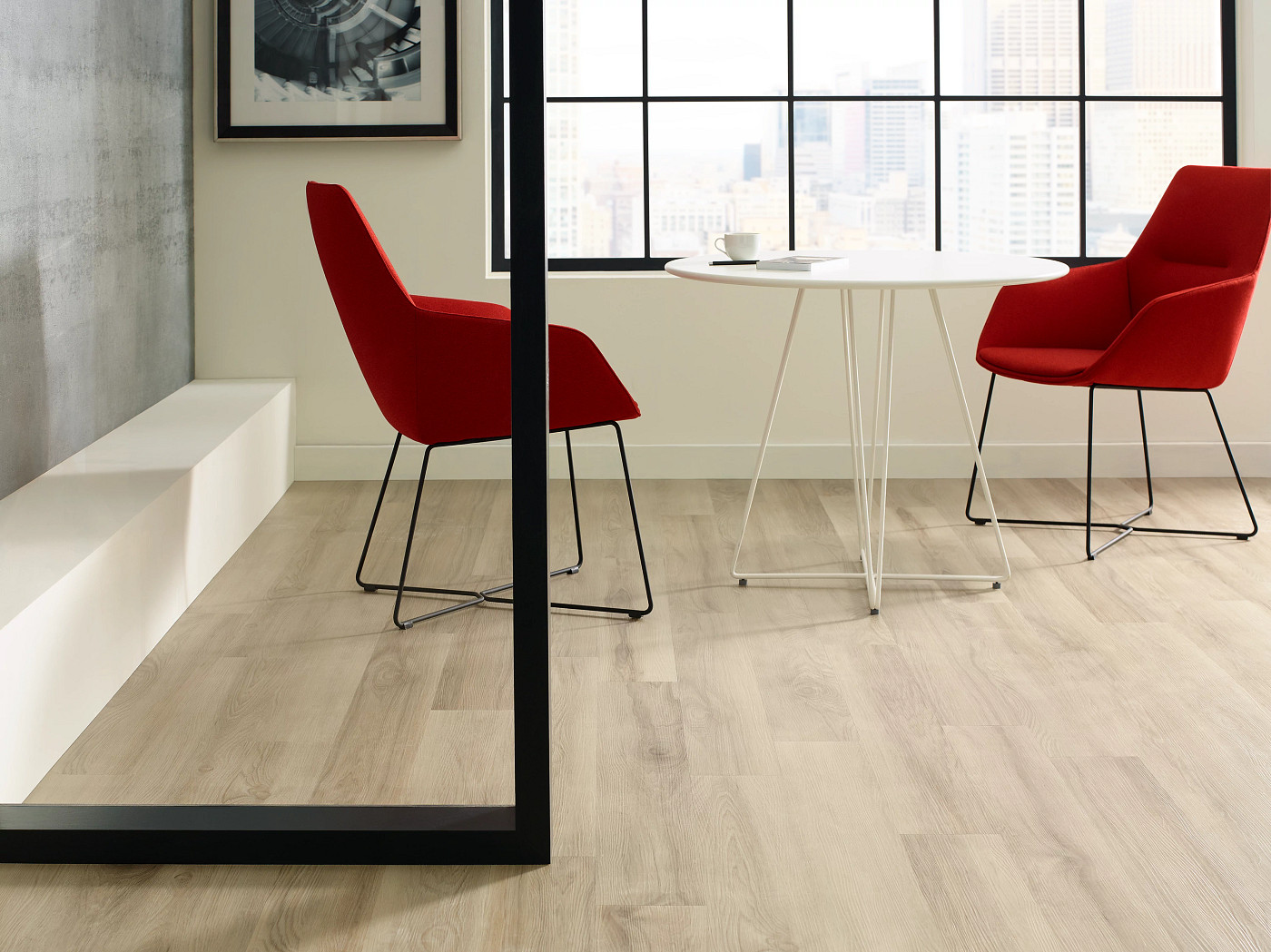 Lookout Pass flooring, shown in a room