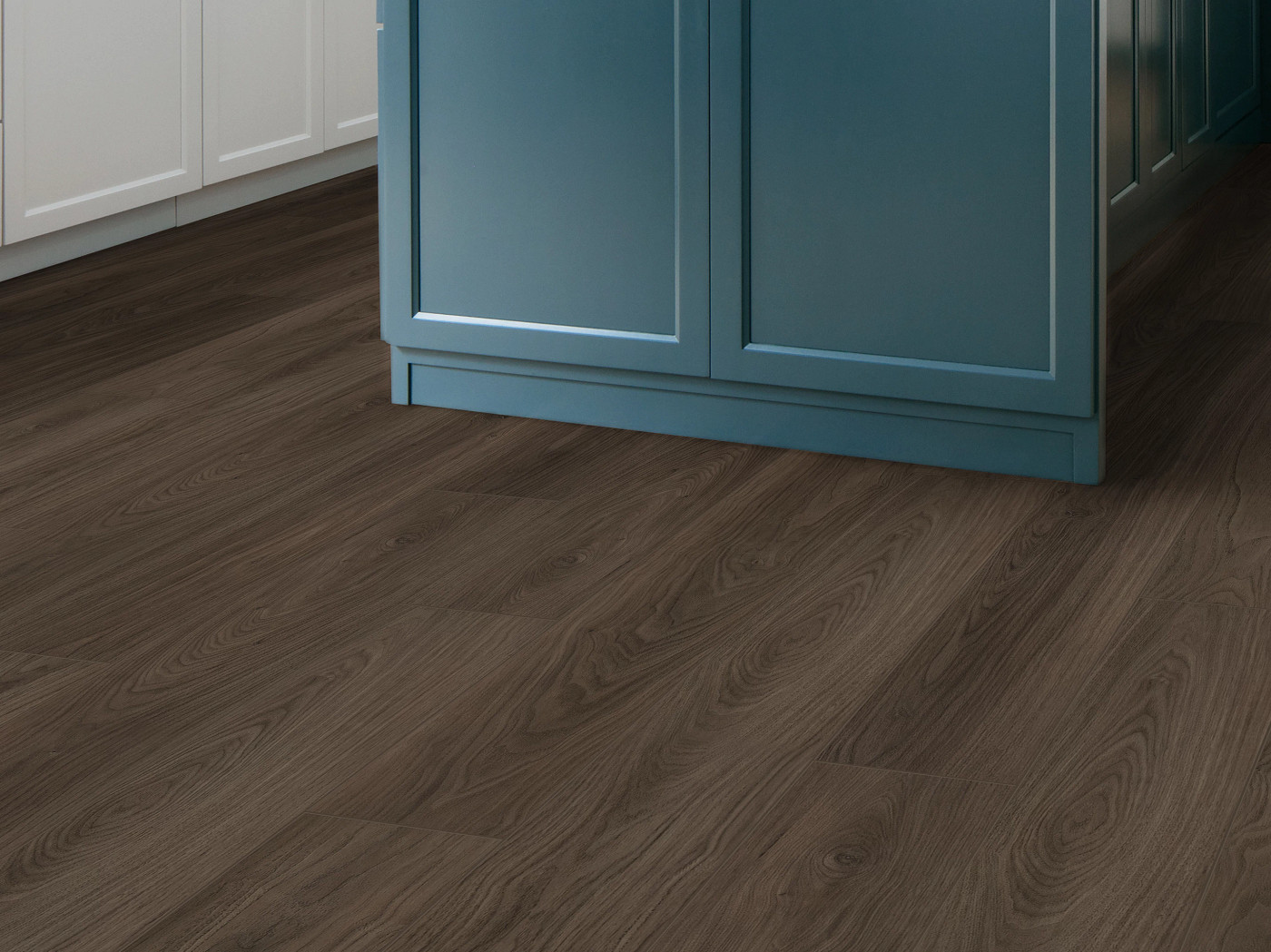 Obsidian flooring, shown in a room