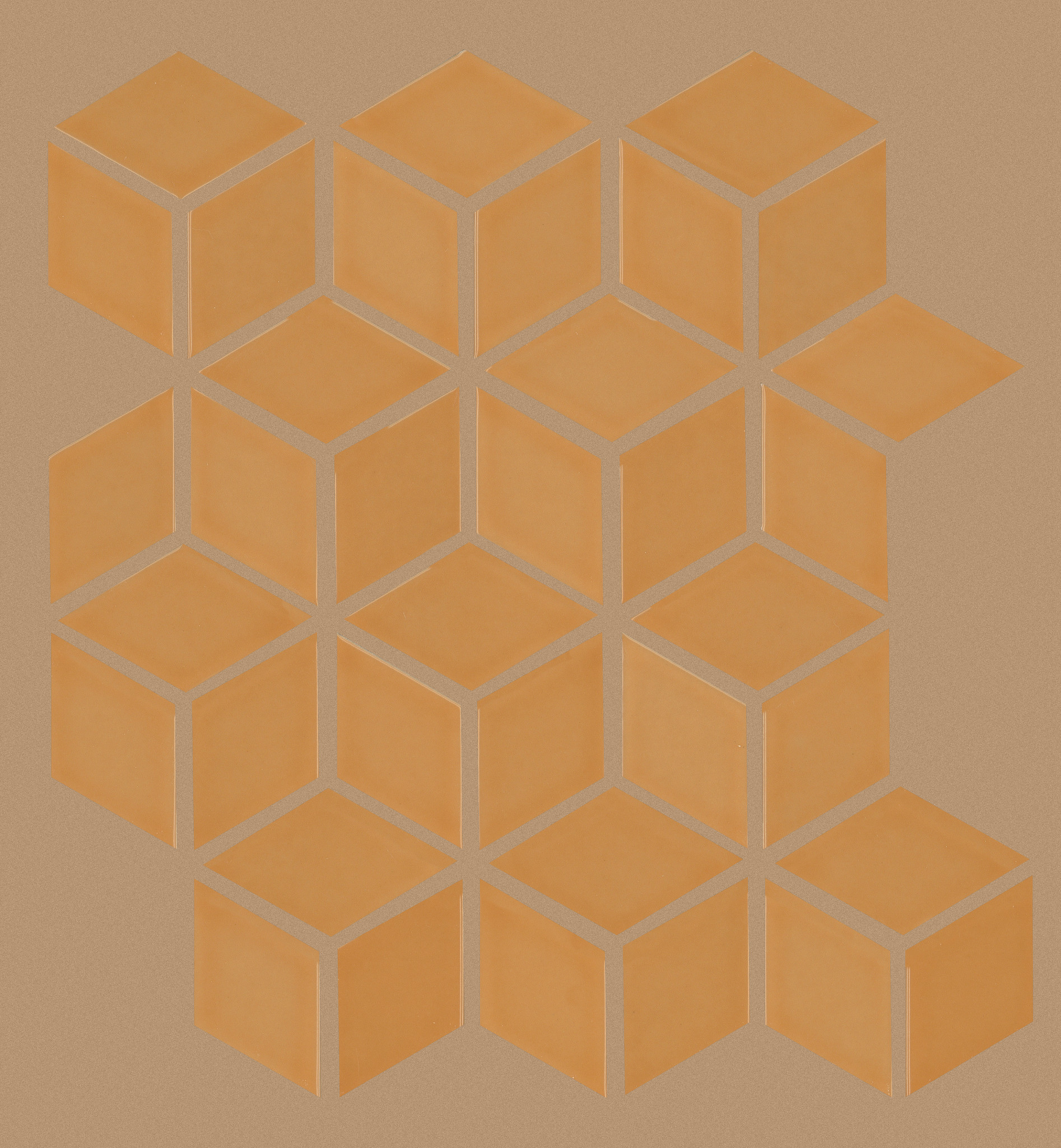 ミントまるページ Inverse Aspect Cube Mosaic - in color Classic Mint | Shaw Floors