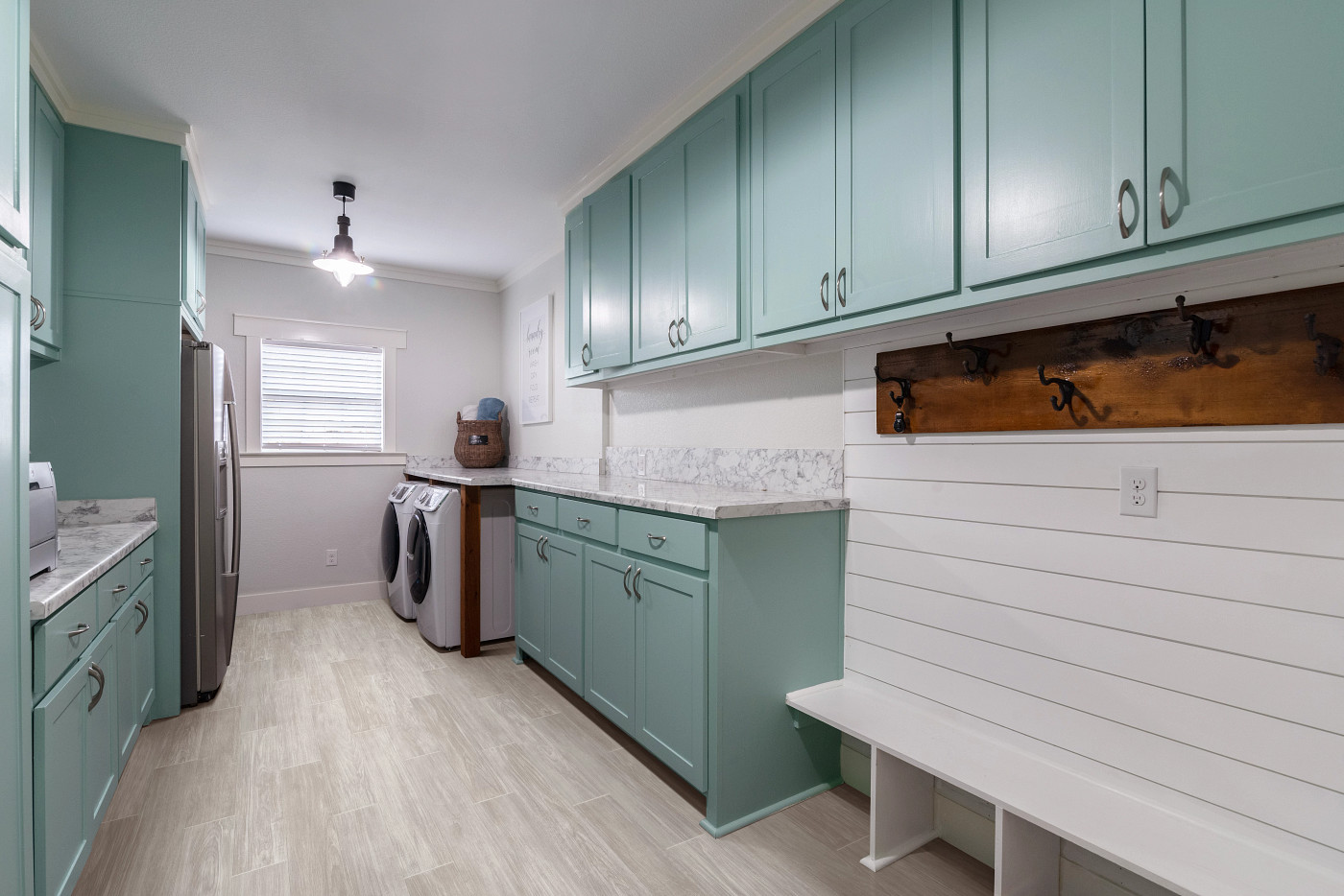 Tucana flooring, shown in a room
