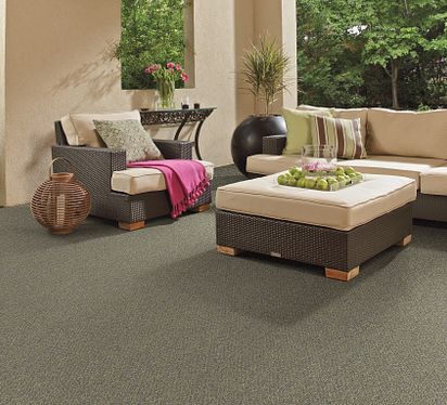 Natural Path Sundown Level Loop Indoor-Outdoor Area Rug Carpet