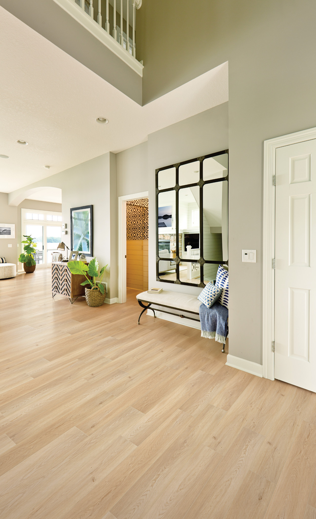 Cyril Oak flooring, shown in a room