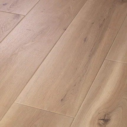 Light Oak Wood Look Vinyl Flooring - Coretec Residential WPC, 72.05x8.85 inch Light oak wood look vinyl floor with natural grain texture 7205x885 inch dimensions