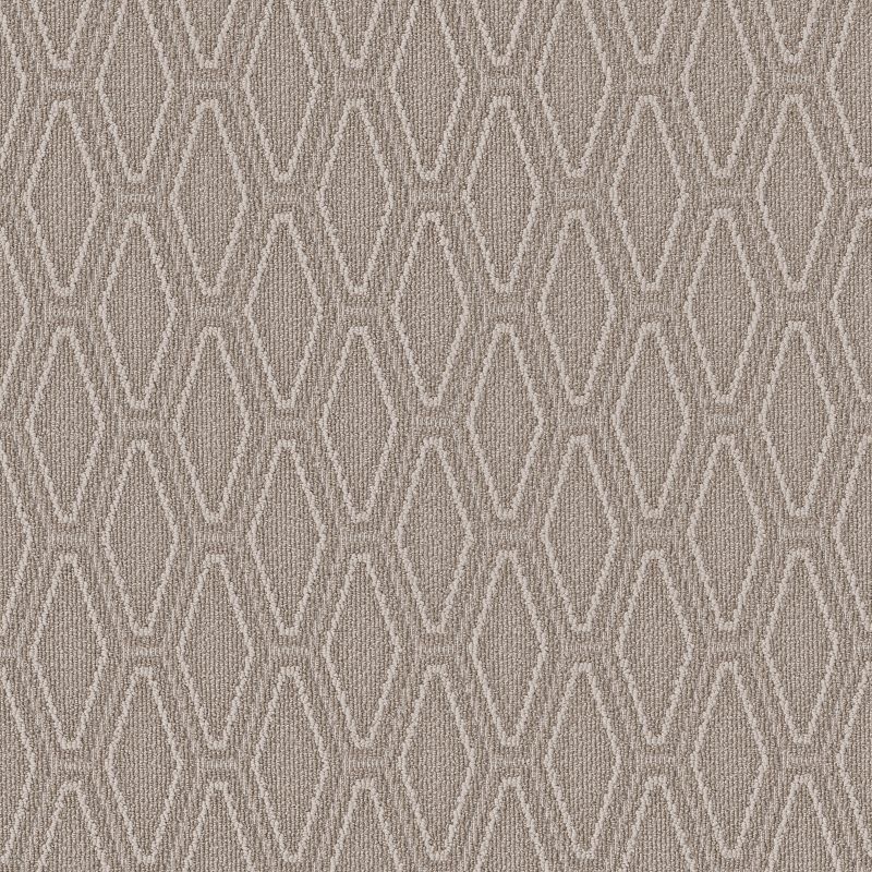 Cozy Cable Broadloom Carpet in Twine color, made of 100% nylon, 12ft wide, residential application