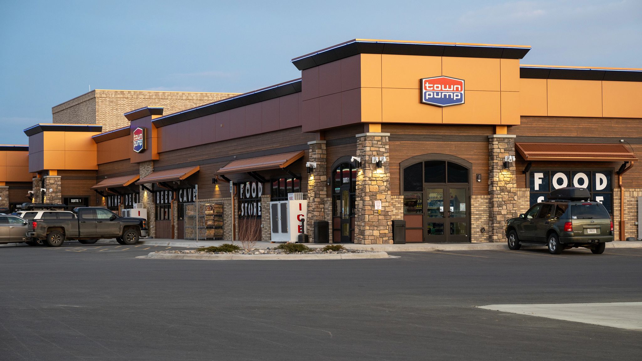 Exterior building of Town Pump Connivence Store