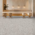 Gilded EcoWorx S® Tile Carrara Silver - LVP flooring Gilded EcoWorx S® Tile Carrara Silver Feature 1