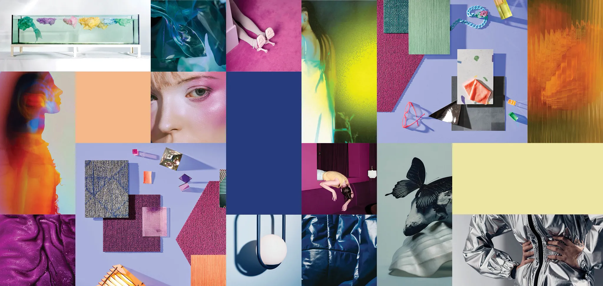 Collage layout with inspiration images 