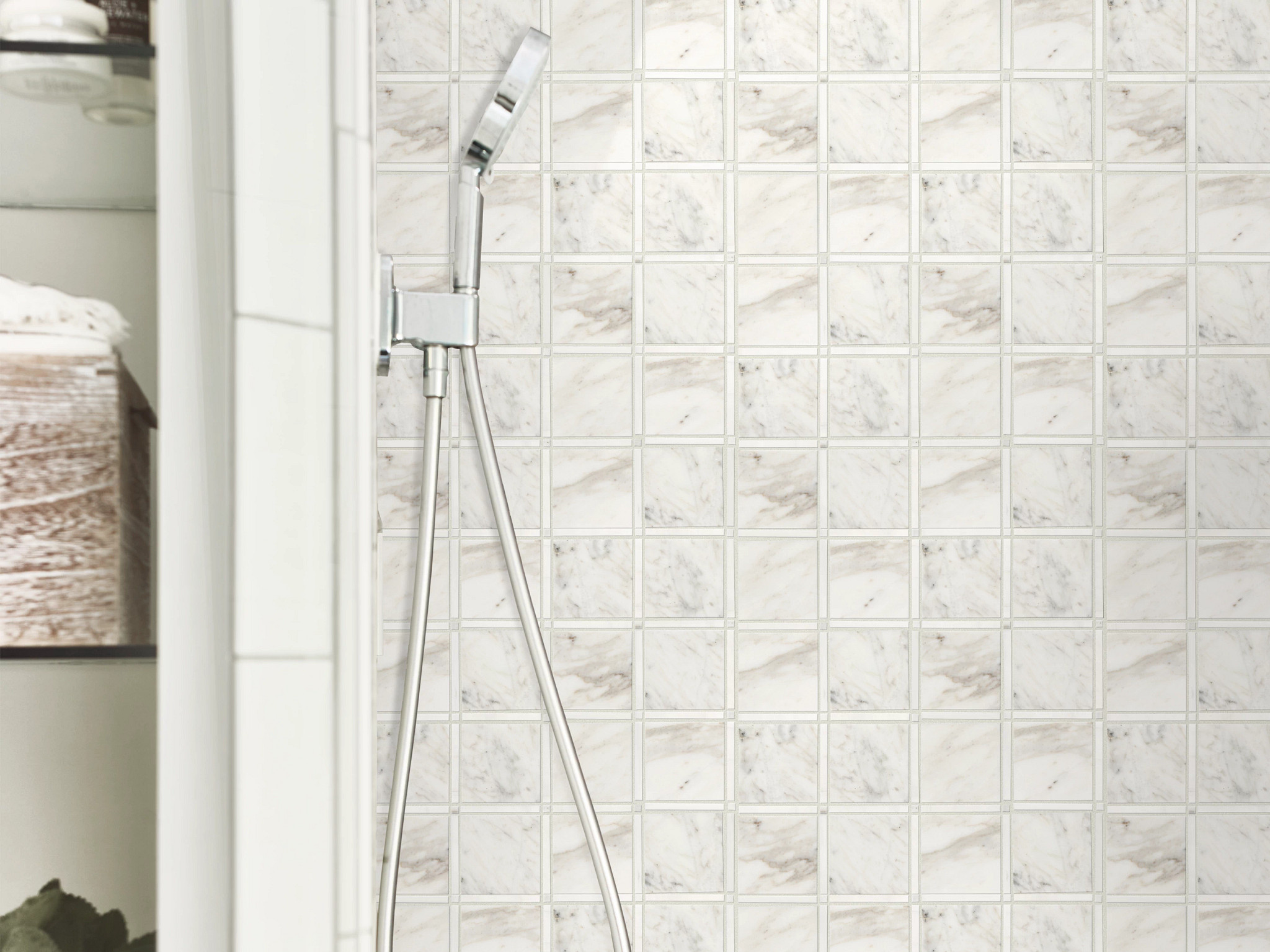 BOCA LATTICE MOSAIC CALACATTA ROOM