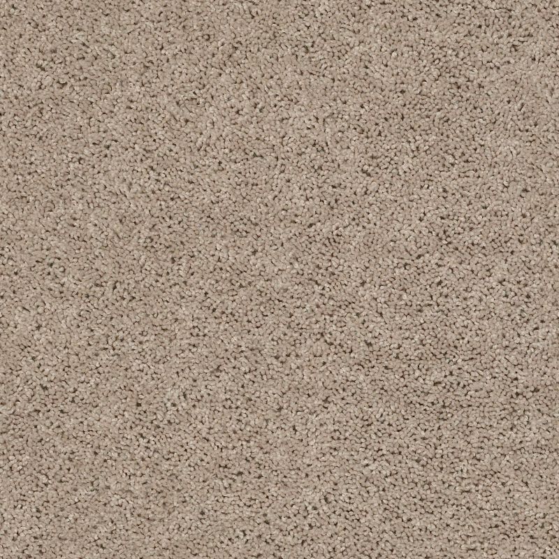 Go Big Broadloom Carpet in Saddle, 12ft wide, 100% PET material, perfect for residential applications